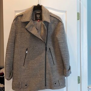 Vince Camuto grey wool blend coat